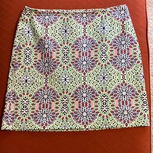 Talbots mosaic skirt